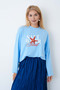 Women's Sea Star Salt Water Printed Wide Sleeve Oversize Body Suit
