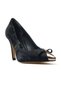 Women's Thin Heeled Shoes 25Y K14525881 Z Black Satin - 4
