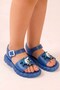 Cute Shark Figured Children's Sandals and Slippers with Back Strap and Light Sole - 3