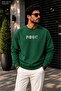 Men's Perfect Minimal Lettering Crew Neck Casual Regular Fit Sweatshirt