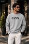 Men's Inspire Urban Printed and Texted Crew Neck Casual Regular Fit Sweatshirt