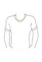 Gold Plated Stainless steel Chain Link Necklace - 2