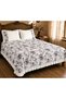 Vera Vintage Mulberry Botanical Patterned Ruffled Sheet Set – Single, Double and King Size