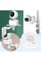 Camera Wall Mount Base Compatible with for TP-Link, Mercury, and Fast Security Cameras, 4 Pack White - 3