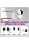 Metal Wall/Ceiling Mount compatible with TP-Link Tapo Security Camera, Super-hard Thickened Ir - 4