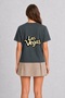 Las Vegas Neon-Inspired T-Shirt - Back Print - Smoked
