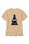 Paris Themed Modern Unisex T-Shirt - Back Print - Cream - 5
