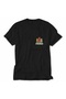 Stockholm City Design Unisex Cotton T-Shirt - Black - 5