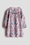 Desenli Muslin Elbise - 4