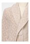 Mayra Velvet Family Bathrobe Set Cream - Brown - 3
