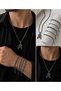 Men's Jewelry Set – Viking Figure Necklace and 5-Piece Bracelet Set – Men's Necklace and Bracelet Combination - 2