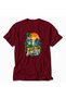 Rio De Janeiro Designed Basic Unisex T-Shirt - Red - 5