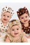 Baby Girl 3-Piece Tie-Back Hairband Set – Patterned and Colorful