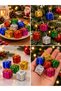12 Pieces 3 cm Christmas Tree Ornaments Mini Gift Package Ornaments Colorful Christmas Tree Decor - 3