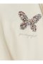 Two Mt Shop Quality Lcw Kids Ecru 3 Thread Embroidered Loose & Baggy Girls' Set - 5
