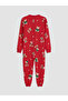 Lcw Kids Red Patterned Girls' Sleeping Bag with Nevavm Difference - 4