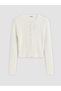 Rmz Gi̇yi̇m Farkiyla Zero Roba Collar Women's Knitwear Cardigan - 6