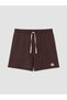 Ozmarka New Season Brown Printed Women's Shorts Pajama Bottom