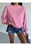 Loose Fit Basic Sweatshirt - 3