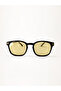 Vant Oval Square Unisex Women Men Retro Uv400 Protected Stylish Classic Bone Sunglasses - 2