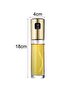 Food-Grade Glass Oil Sprayer Silver/Clear - 4