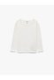 Cotton Long Sleeve Crew Neck Basic T-Shirt