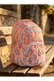 Crinkle Fabric Girls' School Bag Orthopedic Waterproof Multi-Compartment Backpack - 3