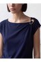 Quality Pieces from Çelebi Store Wide Roba Collar Blouse with Metal Appliques - 4