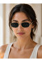 Taos Unisex Women's and Men's Metal Uv400 Protected Square Rectangular Sunglasses with Case and Cleaning Cloth as a Gift - 6