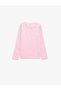 Patterned Cotton Long Sleeve Crew Neck T-Shirt - 3