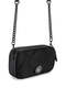 Recycled Small Zip Luxury Design Women's Crossbody Camera Bag - Black - 6