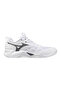 Wave Momentum Pro Unisex Volleyball Shoes White / Black - 5