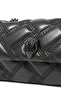 Long Nano Kensington Leather Women's Shoulder Bag - Black - 5