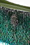 Bond Shoulder Bag Green Sequin Leather Shoulder Bag - 4