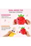 2PCS Interactive Sensory Music Plush Toys, Strawberry & Banana Fruit-Inspired for Kids Early Learning - 2