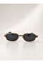 Odin Men's Square Rectangular Eşref Single Sunglasses, Uv400 Protection, Retro Vintage Design, Stylish Premium Eyewear - 4
