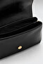 Women's Small Crossbody Bag with Chain Mng Black - 5