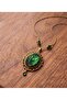 Legendary Phoenix Jade Stone Design Necklace - 3