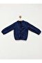 Boys' Dark Blue Hooded Zippered Pocketed Seasonal Raincoat Windbreaker - 3