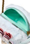 Pom Pom Eagle Feather Chain Strap Women's Crossbody Bag - Pastel Blue - 3