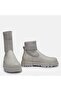 Large Size Women's Genuine Leather Boots 42-43-44-Beige Leather - 3
