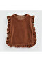 Girls' Cotton Terry Corduroy Ruffled Pants Set (2-9 Years) - 5