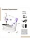 Mini Handheld Electric Sewing Machine Adjustable Speed Safety Cover Compact ABS Design - 2