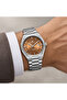 طقم ساعات رجالي ونسائي كوارتز فضي بمينا بنية--MAXWELL Men's & Women's Quartz Watch Set - Silver with Brown Dial - 2