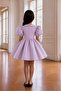 Special Design Umay Model Lilac Color Stone Accessory Girl's Evening Dress - 2