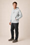 Kitell New Season Men's Regular Fit Cotton Hooded Sweatshirt Gray - 2