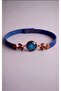 Original Leather Choker Necklace with Real Flowers - 5
