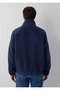 High Collar Velvet Loose Fit Coat. - 3