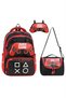 Gamer Joistik Patterned Primary School Bag Set with Thermal Lunch Box and Pen Case Boys' School Bag Kids' Backpack - 3