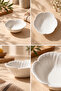 Porcelain Bowl 12 cm – Flower-Shaped White Snack Bowl, Sauce Bowl, and Presentation Bowl - 4